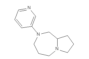 Image of 2-(3-pyridyl)-1,3,4,5,7,8,9,9a-octahydropyrrolo[1,2-a][1,4]diazepine