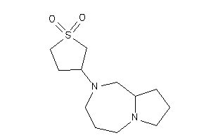 3-(1,3,4,5,7,8,9,9a-octahydropyrrolo[1,2-a][1,4]diazepin-2-yl)sulfolane