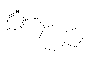 4-(1,3,4,5,7,8,9,9a-octahydropyrrolo[1,2-a][1,4]diazepin-2-ylmethyl)thiazole