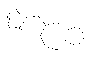 Image of 5-(1,3,4,5,7,8,9,9a-octahydropyrrolo[1,2-a][1,4]diazepin-2-ylmethyl)isoxazole