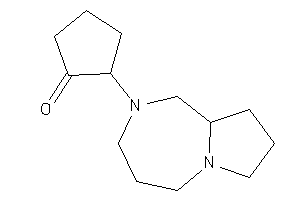 Image of 2-(1,3,4,5,7,8,9,9a-octahydropyrrolo[1,2-a][1,4]diazepin-2-yl)cyclopentanone