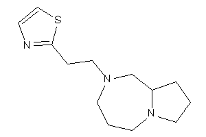2-[2-(1,3,4,5,7,8,9,9a-octahydropyrrolo[1,2-a][1,4]diazepin-2-yl)ethyl]thiazole