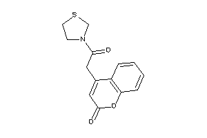 Image of 4-(2-keto-2-thiazolidin-3-yl-ethyl)coumarin