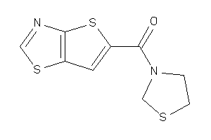Thiazolidin-3-yl(thieno[2,3-d]thiazol-5-yl)methanone