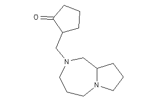 Image of 2-(1,3,4,5,7,8,9,9a-octahydropyrrolo[1,2-a][1,4]diazepin-2-ylmethyl)cyclopentanone