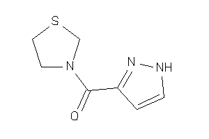 1H-pyrazol-3-yl(thiazolidin-3-yl)methanone