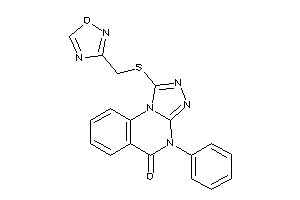 1-(1,2,4-oxadiazol-3-ylmethylthio)-4-phenyl-[1,2,4]triazolo[4,3-a]quinazolin-5-one