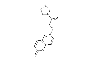 Image of 6-(2-keto-2-thiazolidin-3-yl-ethoxy)coumarin