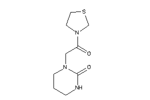 1-(2-keto-2-thiazolidin-3-yl-ethyl)hexahydropyrimidin-2-one