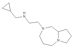 2-(1,3,4,5,7,8,9,9a-octahydropyrrolo[1,2-a][1,4]diazepin-2-yl)ethyl-(cyclopropylmethyl)amine