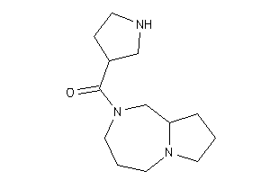 1,3,4,5,7,8,9,9a-octahydropyrrolo[1,2-a][1,4]diazepin-2-yl(pyrrolidin-3-yl)methanone