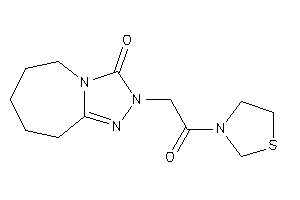 Image of 2-(2-keto-2-thiazolidin-3-yl-ethyl)-6,7,8,9-tetrahydro-5H-[1,2,4]triazolo[4,3-a]azepin-3-one