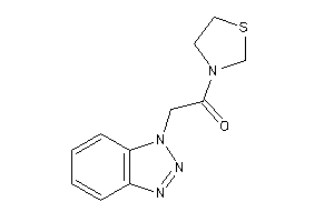 2-(benzotriazol-1-yl)-1-thiazolidin-3-yl-ethanone