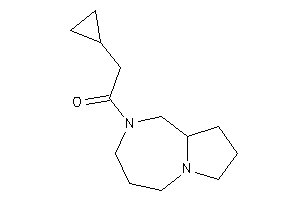 Image of 1-(1,3,4,5,7,8,9,9a-octahydropyrrolo[1,2-a][1,4]diazepin-2-yl)-2-cyclopropyl-ethanone