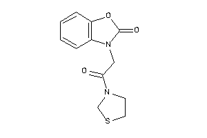 3-(2-keto-2-thiazolidin-3-yl-ethyl)-1,3-benzoxazol-2-one