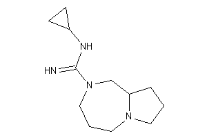 Image of N-cyclopropyl-1,3,4,5,7,8,9,9a-octahydropyrrolo[1,2-a][1,4]diazepine-2-carboxamidine