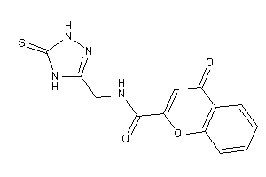 4-keto-N-[(5-thioxo-1,4-dihydro-1,2,4-triazol-3-yl)methyl]chromene-2-carboxamide