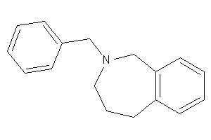 Image of 2-benzyl-1,3,4,5-tetrahydro-2-benzazepine