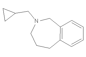 Image of 2-(cyclopropylmethyl)-1,3,4,5-tetrahydro-2-benzazepine