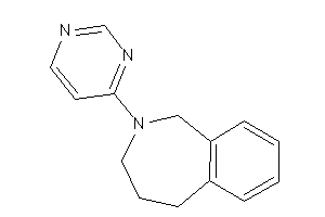 2-(4-pyrimidyl)-1,3,4,5-tetrahydro-2-benzazepine