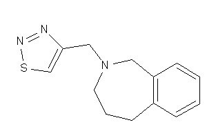 4-(1,3,4,5-tetrahydro-2-benzazepin-2-ylmethyl)thiadiazole