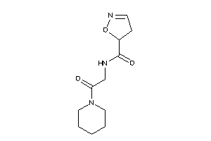 N-(2-keto-2-piperidino-ethyl)-2-isoxazoline-5-carboxamide