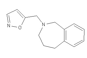 5-(1,3,4,5-tetrahydro-2-benzazepin-2-ylmethyl)isoxazole