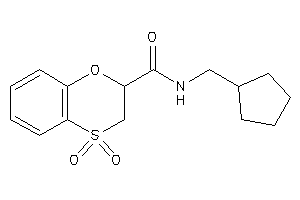 N-(cyclopentylmethyl)-4,4-diketo-2,3-dihydrobenzo[b][1,4]oxathiine-2-carboxamide