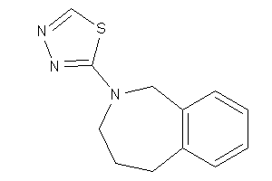 2-(1,3,4,5-tetrahydro-2-benzazepin-2-yl)-1,3,4-thiadiazole