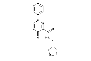 4-keto-1-phenyl-N-(tetrahydrofuran-3-ylmethyl)pyridazine-3-carboxamide