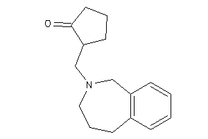 Image of 2-(1,3,4,5-tetrahydro-2-benzazepin-2-ylmethyl)cyclopentanone