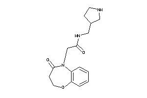Image of 2-(4-keto-2,3-dihydro-1,5-benzoxazepin-5-yl)-N-(pyrrolidin-3-ylmethyl)acetamide