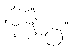 Image of 5-(3-ketopiperazine-1-carbonyl)-3H-furo[2,3-d]pyrimidin-4-one