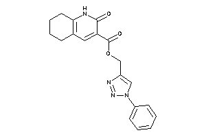 2-keto-5,6,7,8-tetrahydro-1H-quinoline-3-carboxylic Acid (1-phenyltriazol-4-yl)methyl Ester