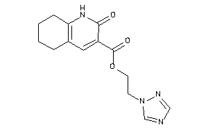 2-keto-5,6,7,8-tetrahydro-1H-quinoline-3-carboxylic Acid 2-(1,2,4-triazol-1-yl)ethyl Ester