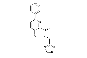 4-keto-1-phenyl-pyridazine-3-carboxylic Acid 1,2,4-oxadiazol-5-ylmethyl Ester