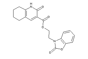 2-keto-5,6,7,8-tetrahydro-1H-quinoline-3-carboxylic Acid 2-(2-keto-1,3-benzoxazol-3-yl)ethyl Ester