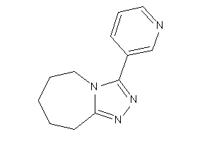 3-(3-pyridyl)-6,7,8,9-tetrahydro-5H-[1,2,4]triazolo[4,3-a]azepine