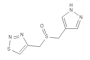 Image of 4-(1H-pyrazol-4-ylmethylsulfinylmethyl)thiadiazole