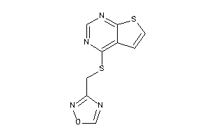 3-[(thieno[2,3-d]pyrimidin-4-ylthio)methyl]-1,2,4-oxadiazole