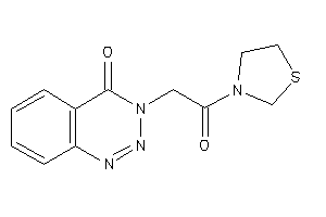 Image of 3-(2-keto-2-thiazolidin-3-yl-ethyl)-1,2,3-benzotriazin-4-one
