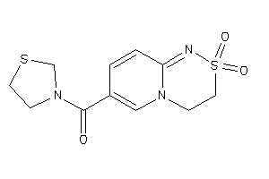 Image of (2,2-diketo-3,4-dihydropyrido[2,1-c][1,2,4]thiadiazin-7-yl)-thiazolidin-3-yl-methanone