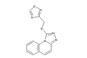 3-[([1,2,4]triazolo[4,3-a]quinolin-1-ylthio)methyl]-1,2,4-oxadiazole