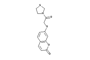 Image of 7-(2-keto-2-thiazolidin-3-yl-ethoxy)coumarin