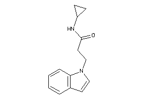 N-cyclopropyl-3-indol-1-yl-propionamide