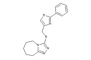 2-phenyl-4-[(6,7,8,9-tetrahydro-5H-[1,2,4]triazolo[4,3-a]azepin-3-ylthio)methyl]thiazole