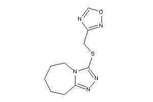 3-[(6,7,8,9-tetrahydro-5H-[1,2,4]triazolo[4,3-a]azepin-3-ylthio)methyl]-1,2,4-oxadiazole