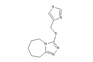 4-[(6,7,8,9-tetrahydro-5H-[1,2,4]triazolo[4,3-a]azepin-3-ylthio)methyl]thiazole