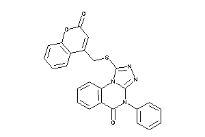 1-[(2-ketochromen-4-yl)methylthio]-4-phenyl-[1,2,4]triazolo[4,3-a]quinazolin-5-one