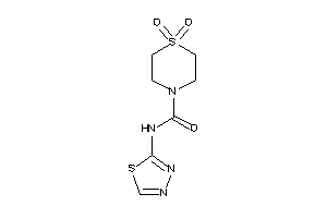 1,1-diketo-N-(1,3,4-thiadiazol-2-yl)-1,4-thiazinane-4-carboxamide